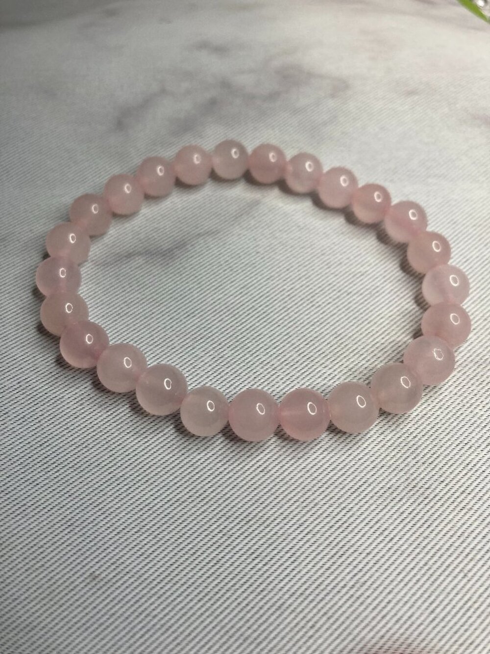 Pure Love – Classic Rose Quartz Bracelet